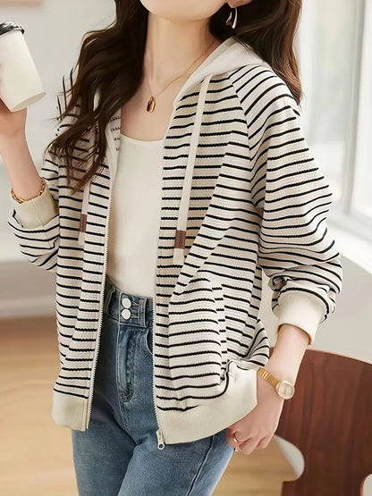 Stylish Casual Womens Hooded Jacket