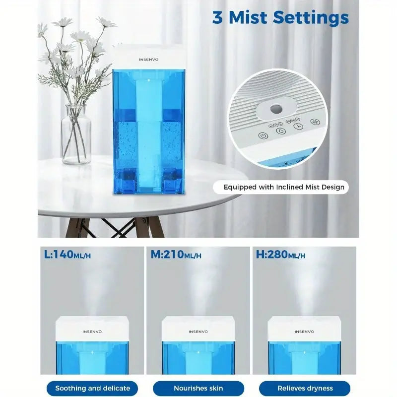 Top Fill 5L Cool Mist Humidifier with Touch Control