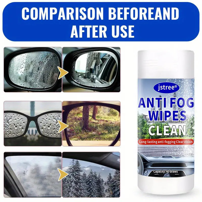 Premium Glass Cleaner with Anti-Fog Formula for Cars and RVs