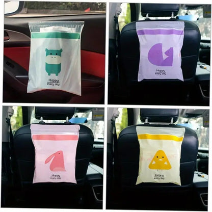 Easy Stick-On Disposable Portable Car Garbage Bags